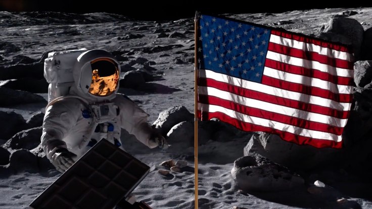 Americans on the moon